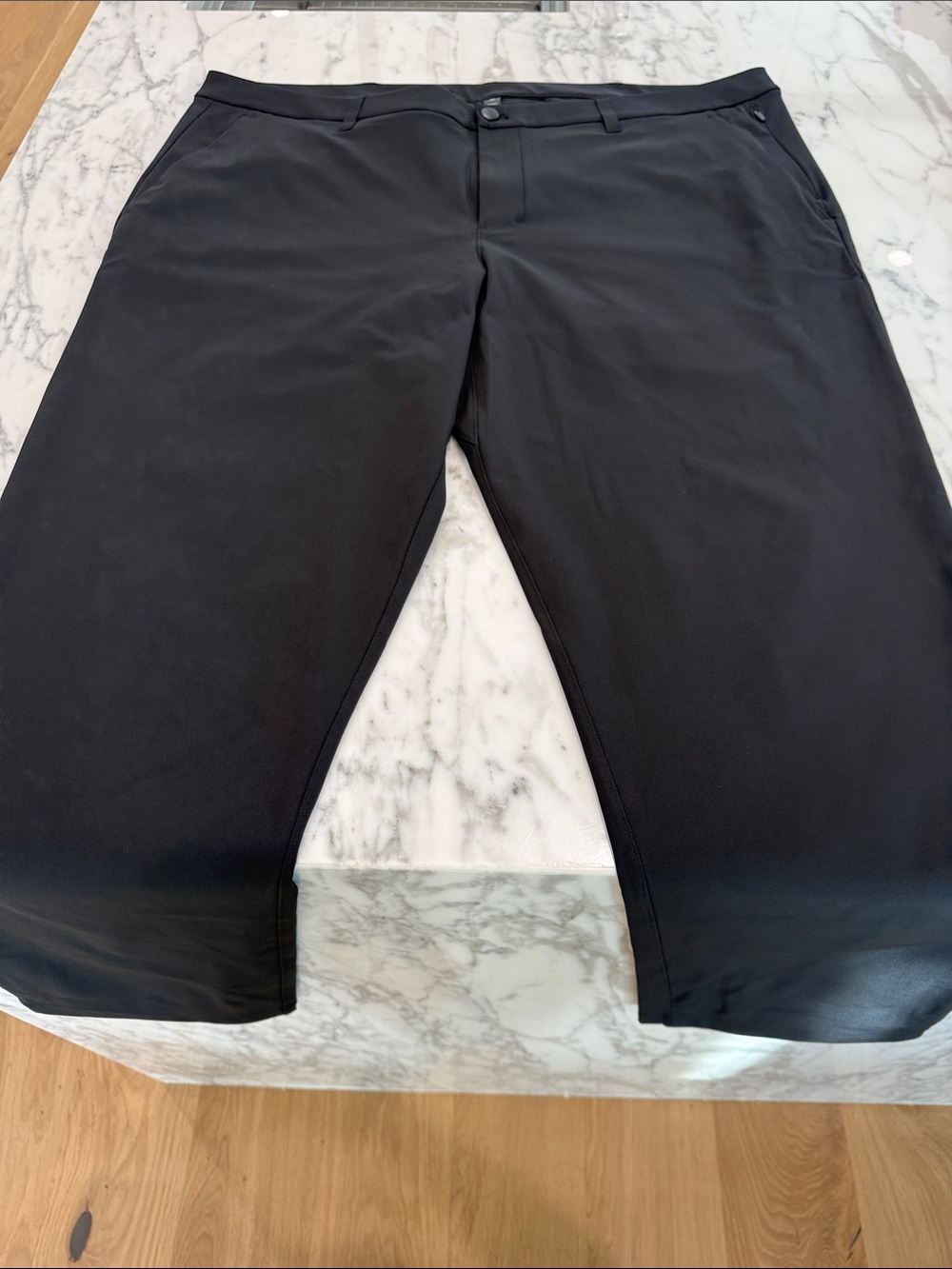 lululemon Men's Black ABC Slim-Fit Trousers